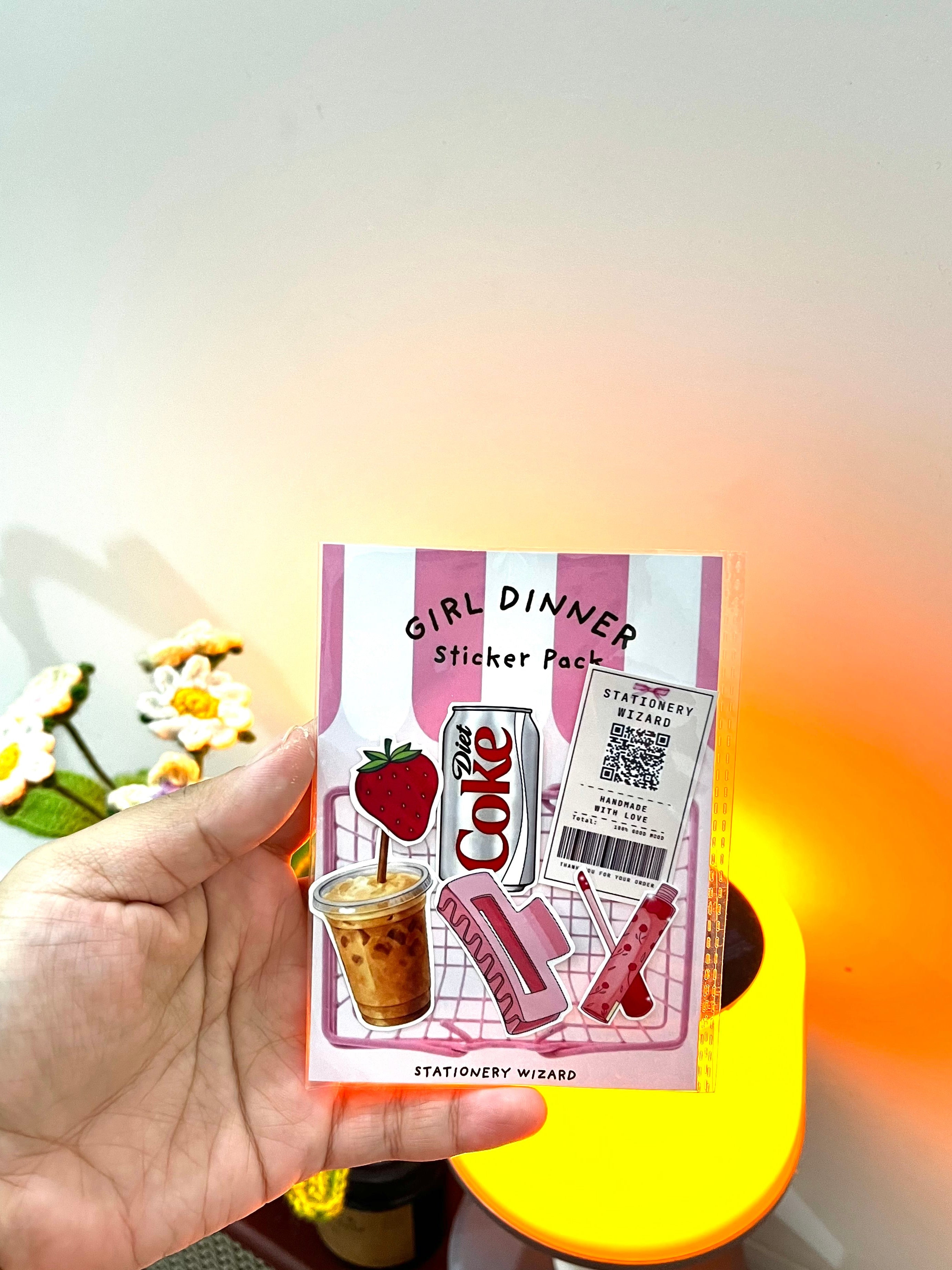 Girl dinner sticker pack🎀