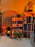 Mini Bookshelf Trolley