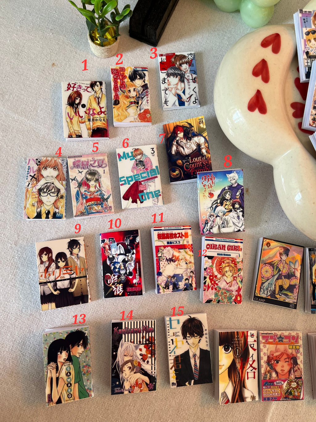 Manga Mini Books