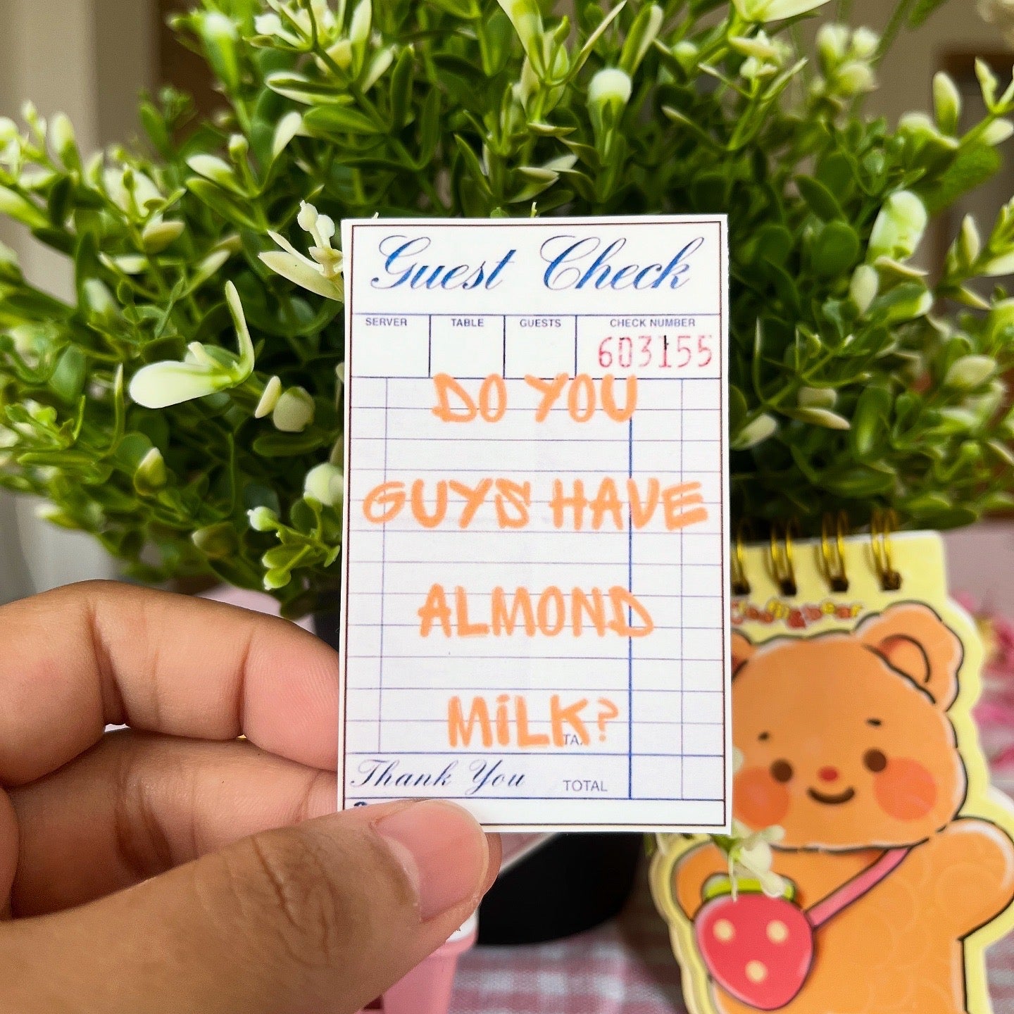 Almond Milk Sticker