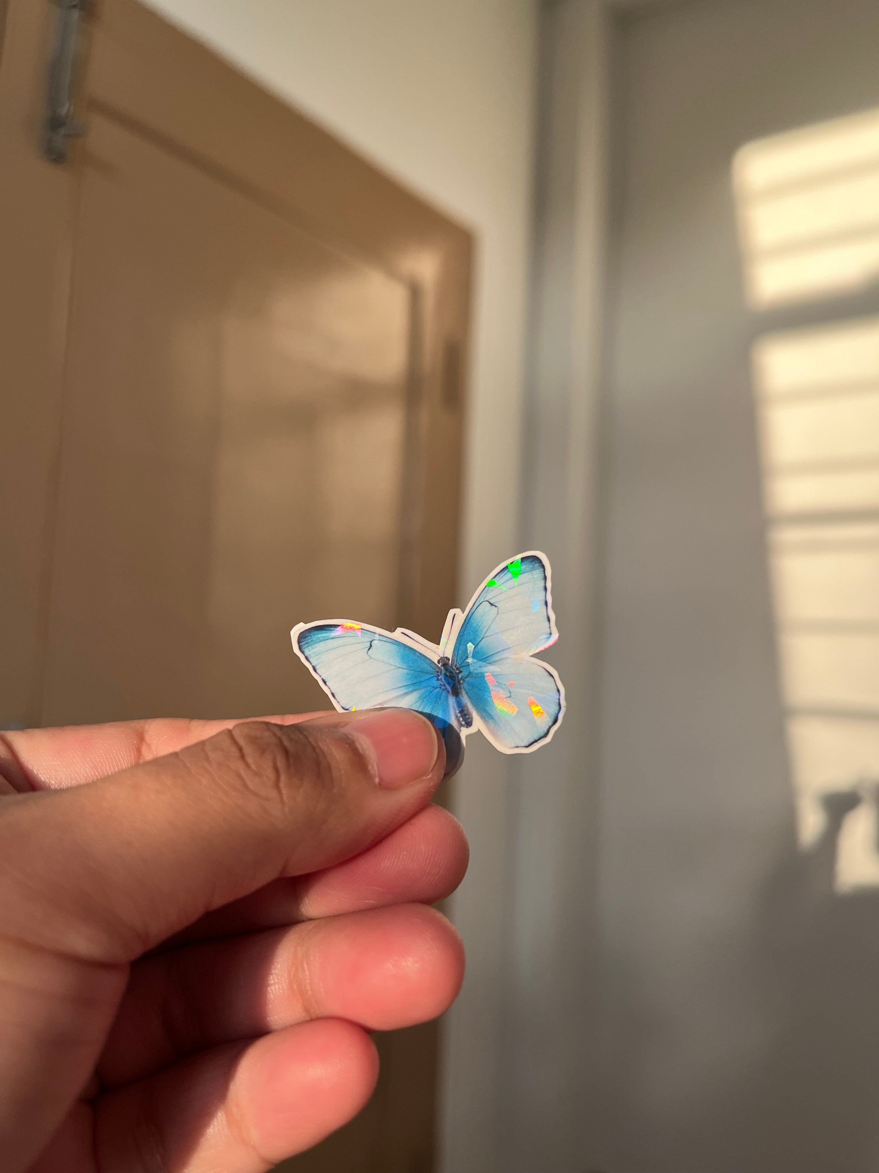 Holographic Butterfly Stickers