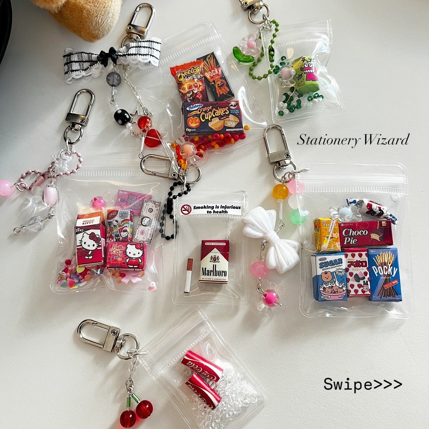 Mini Snacks Keychain 🍡
