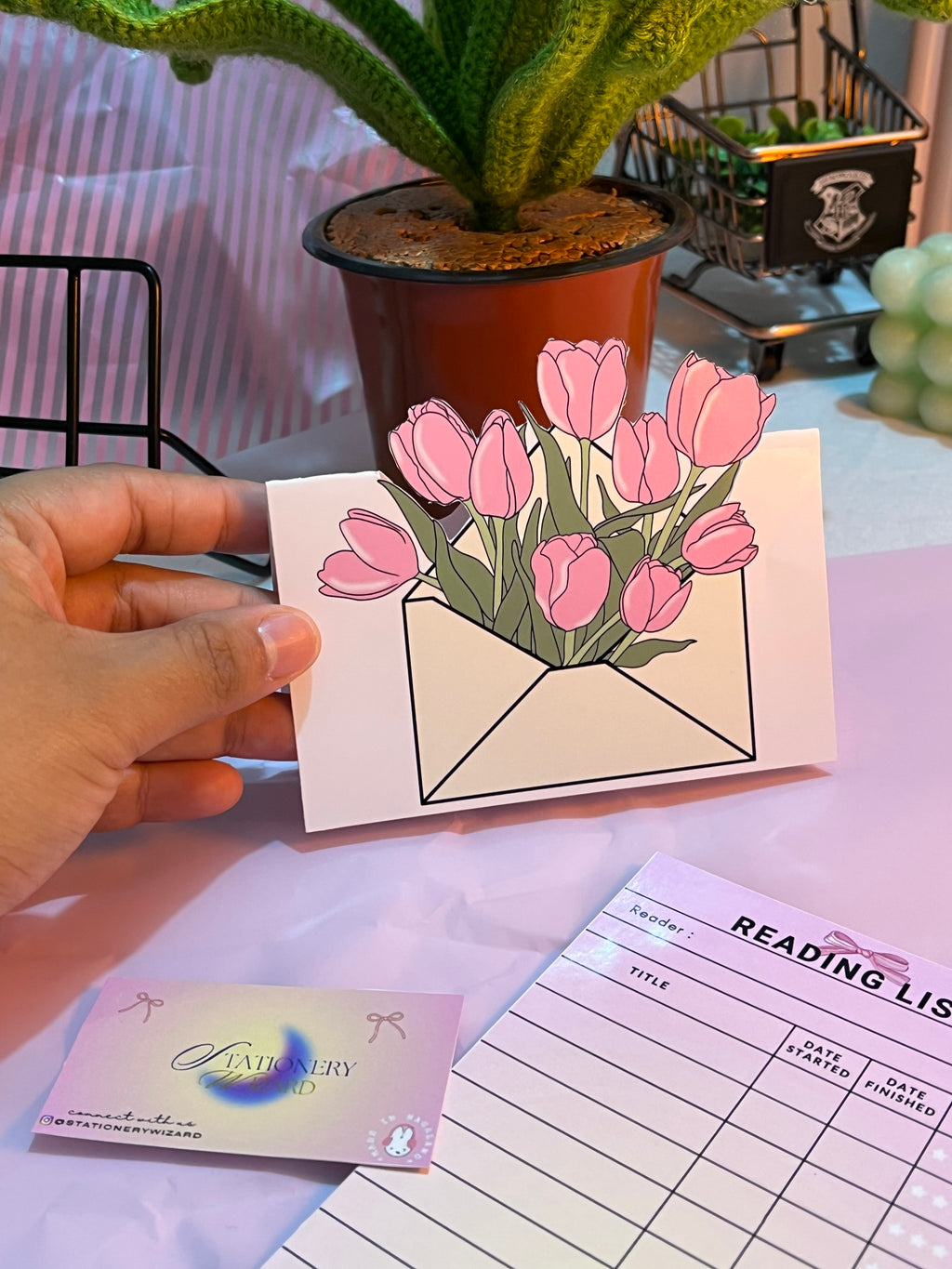 Cake and Floral Mini card