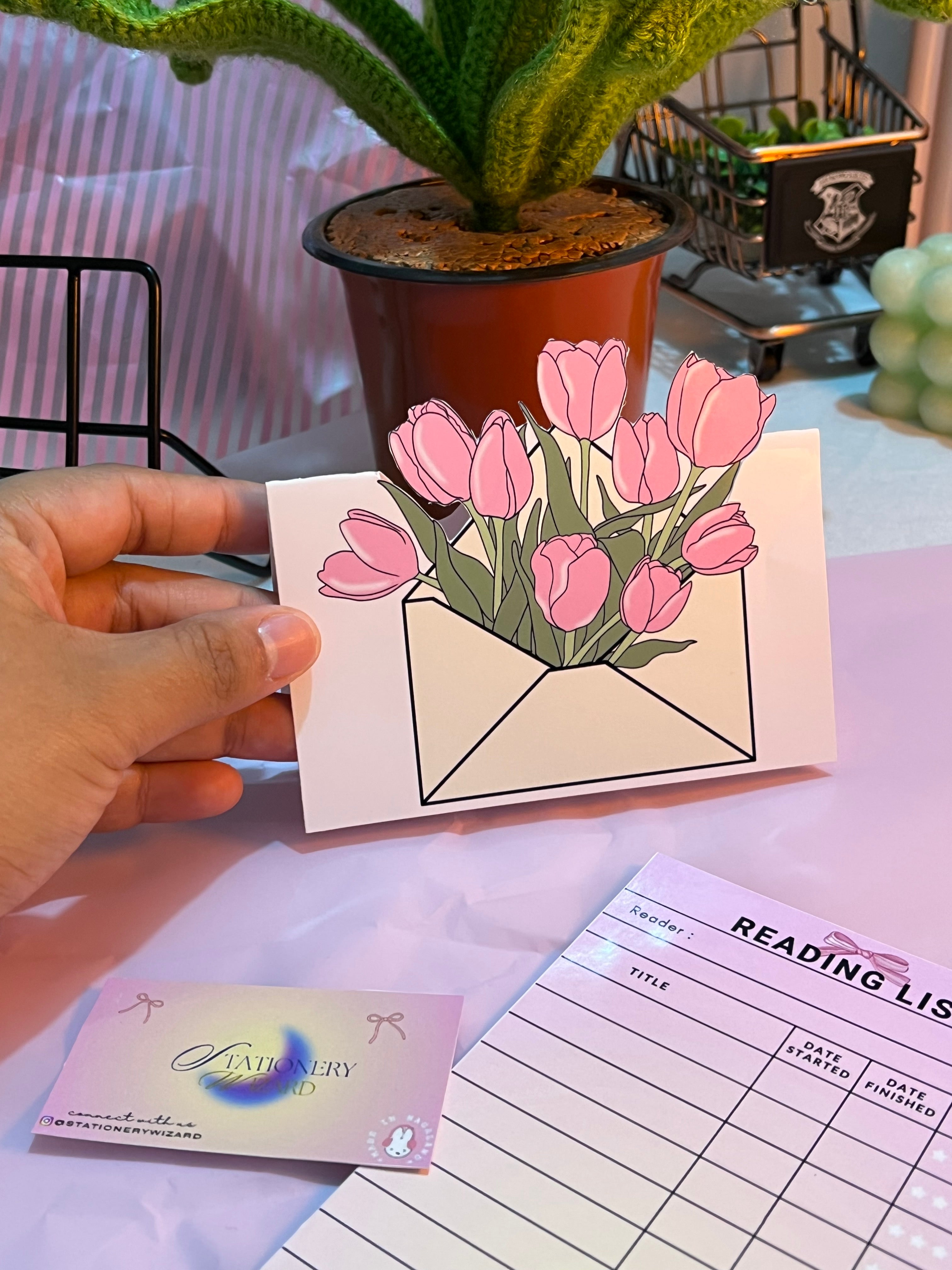 Cake and Floral Mini card