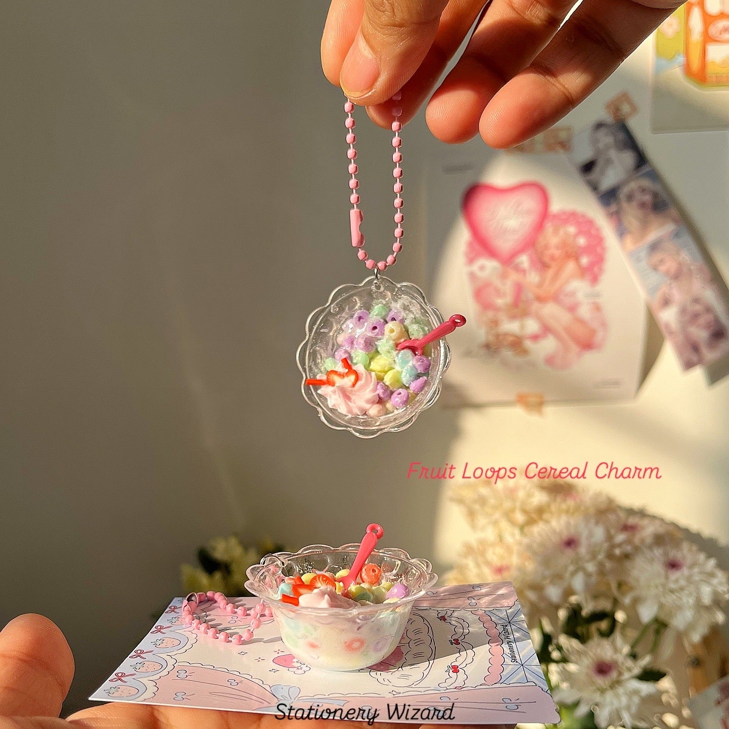 Fruit loops cereal charm🥣