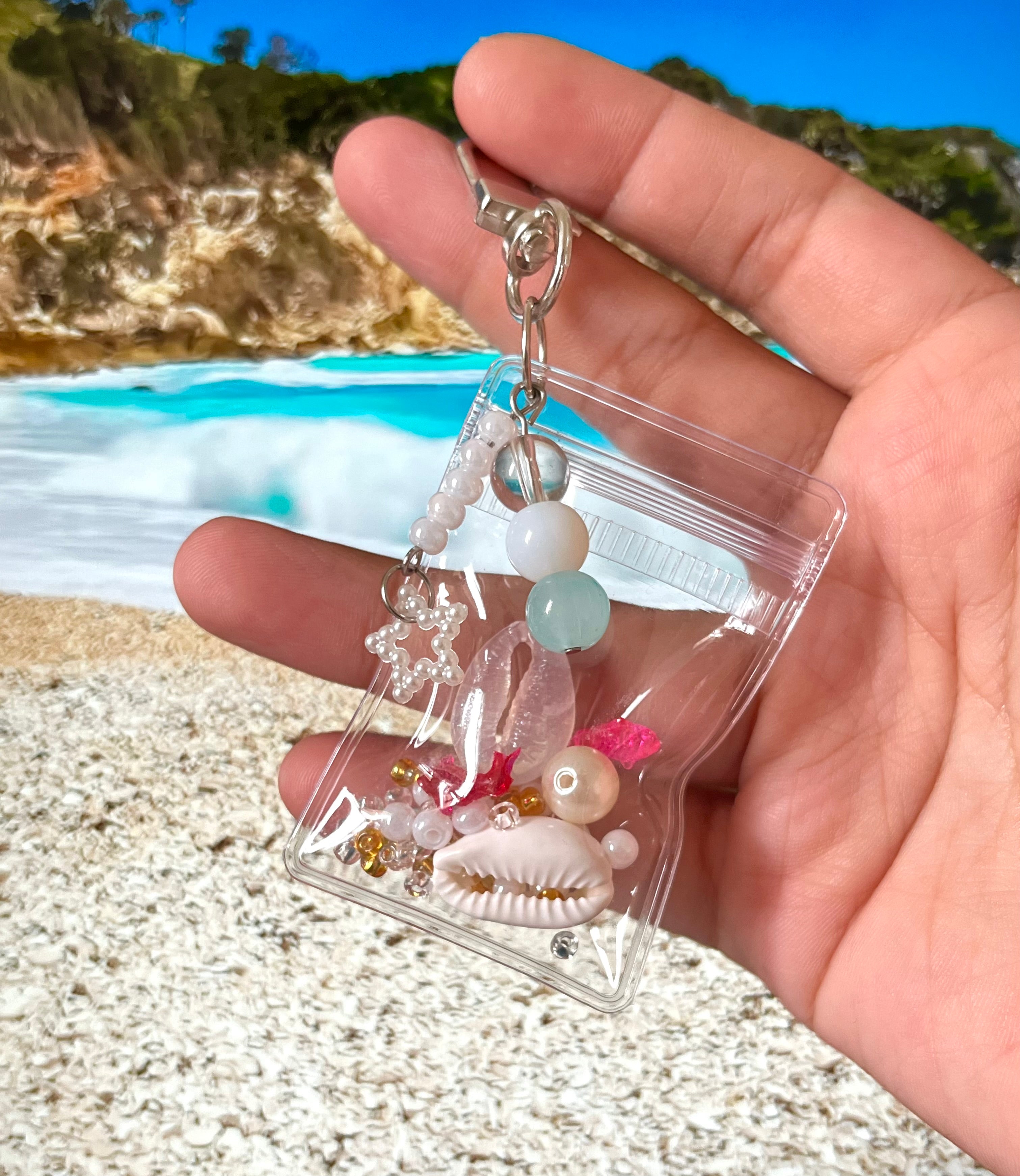 Mini beach Keychain🐚🌊🐠