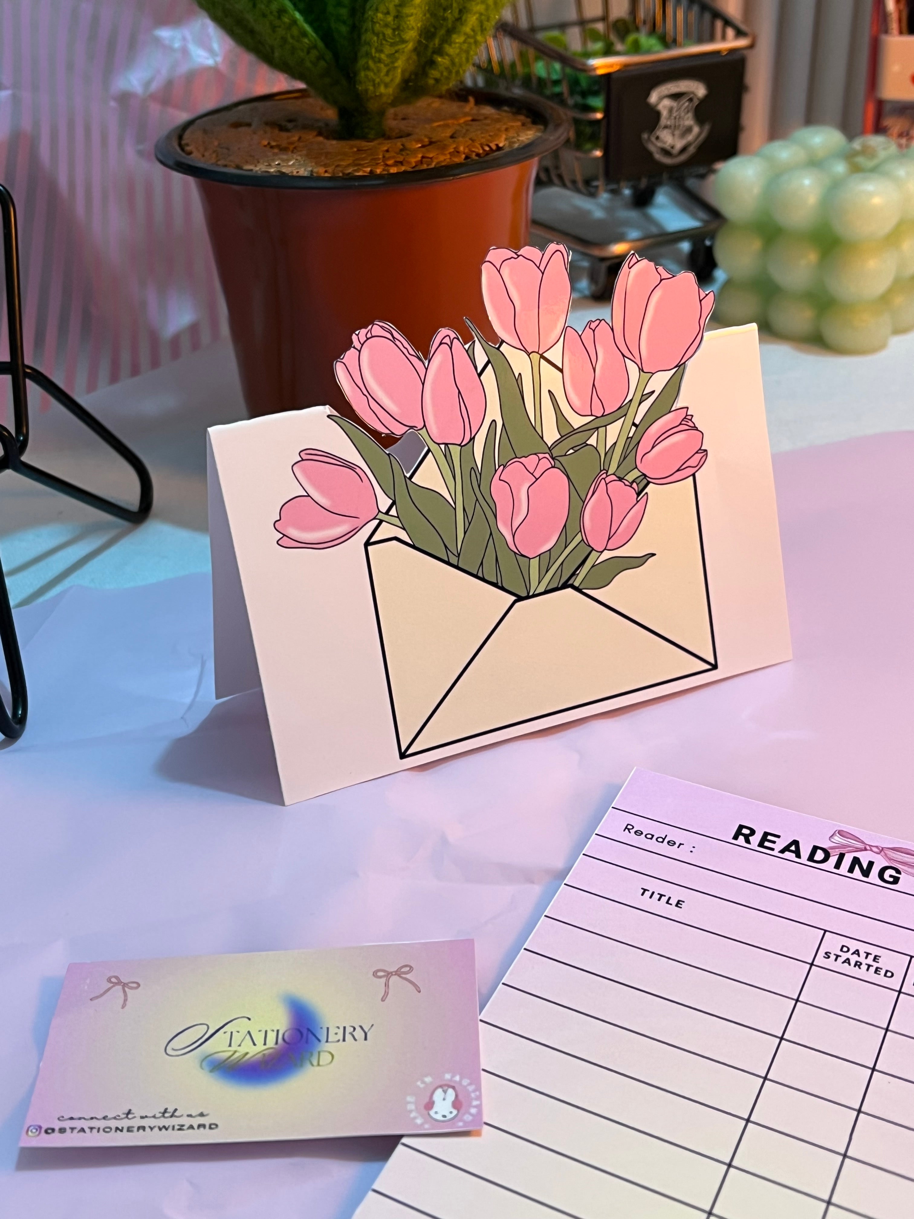 Cake and Floral Mini card