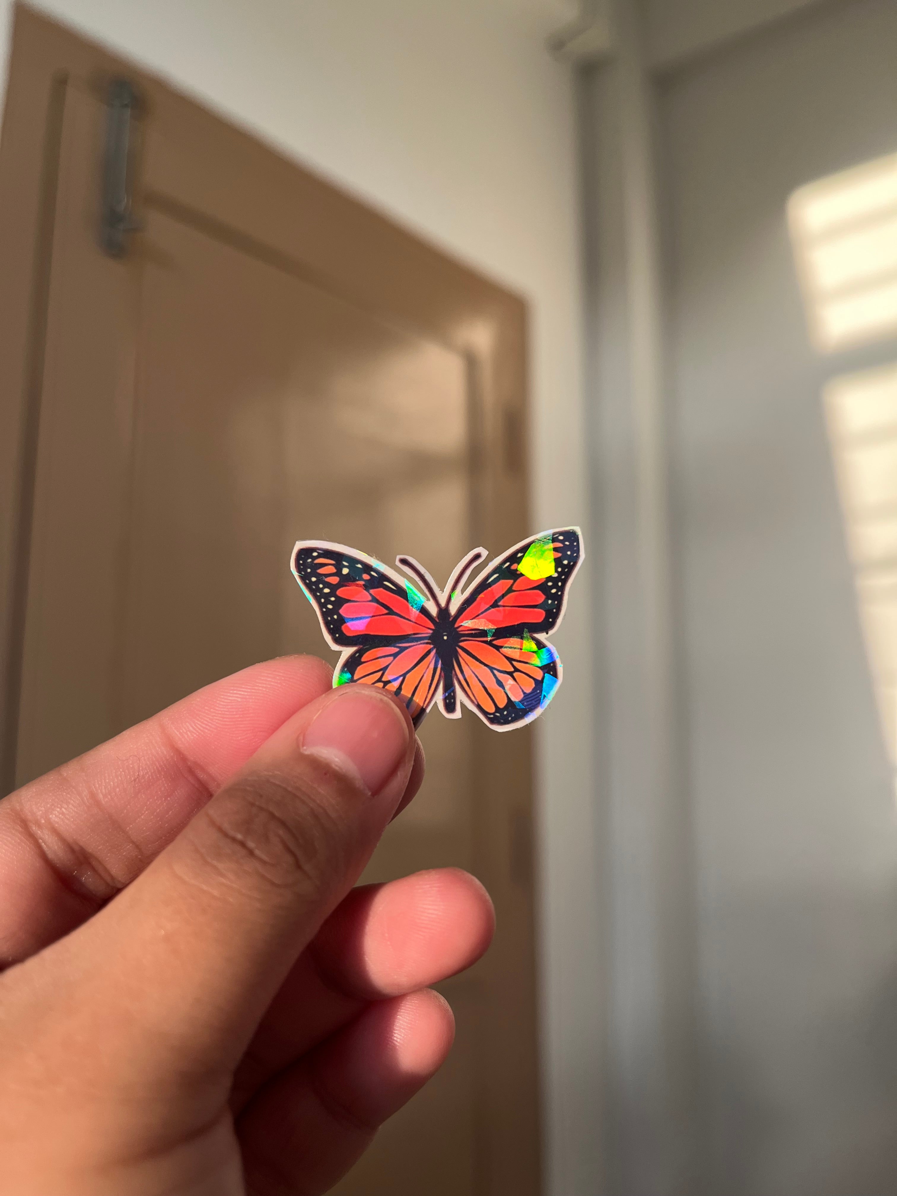 Holographic Butterfly Stickers