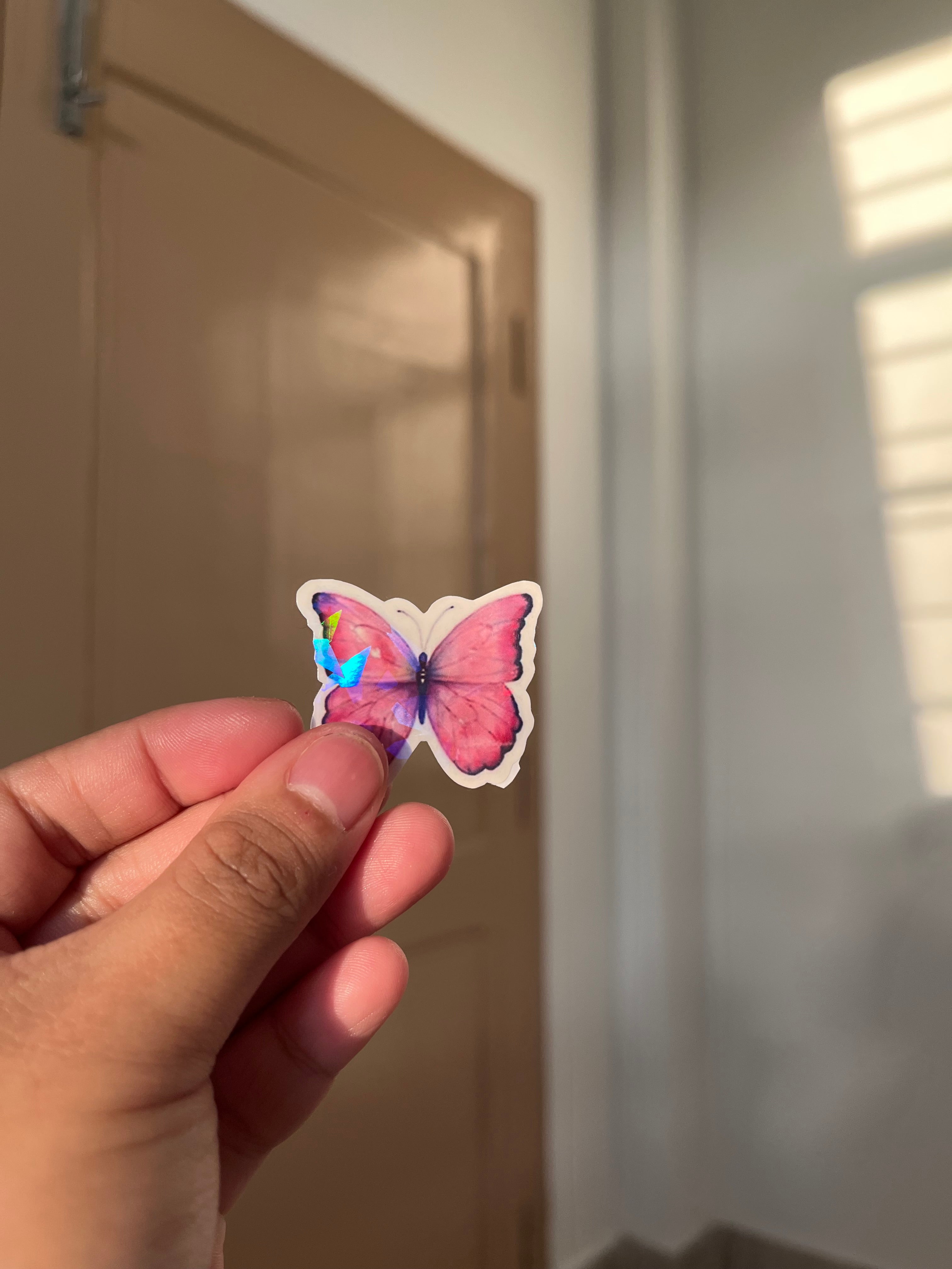 Holographic Butterfly Stickers