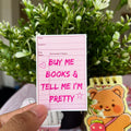 Buy me books sticker