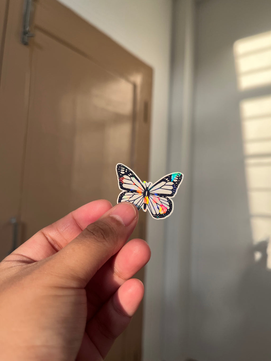 Holographic Butterfly Stickers