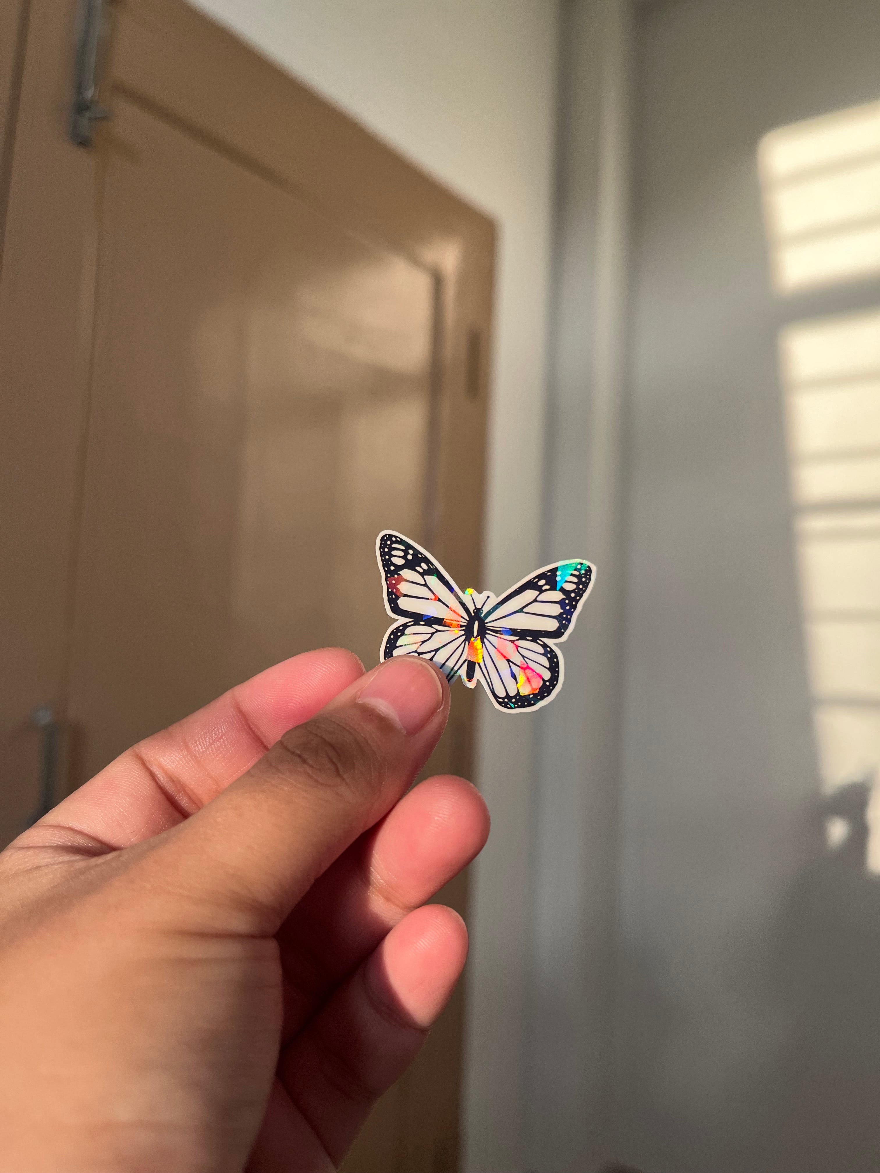 Holographic Butterfly Stickers