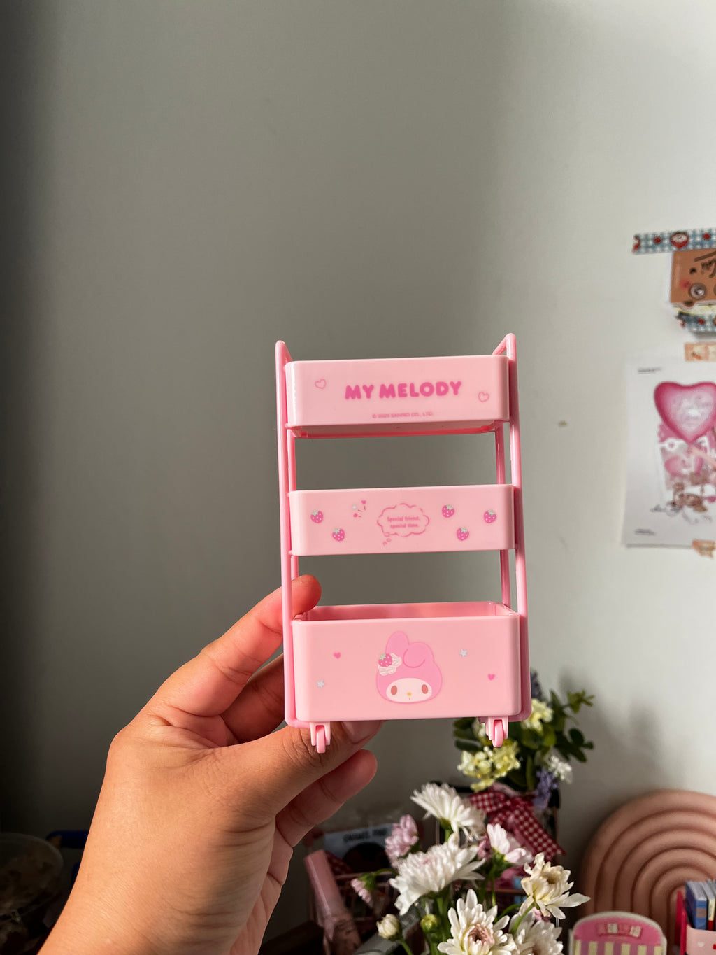 Mini Bookshelf Trolley