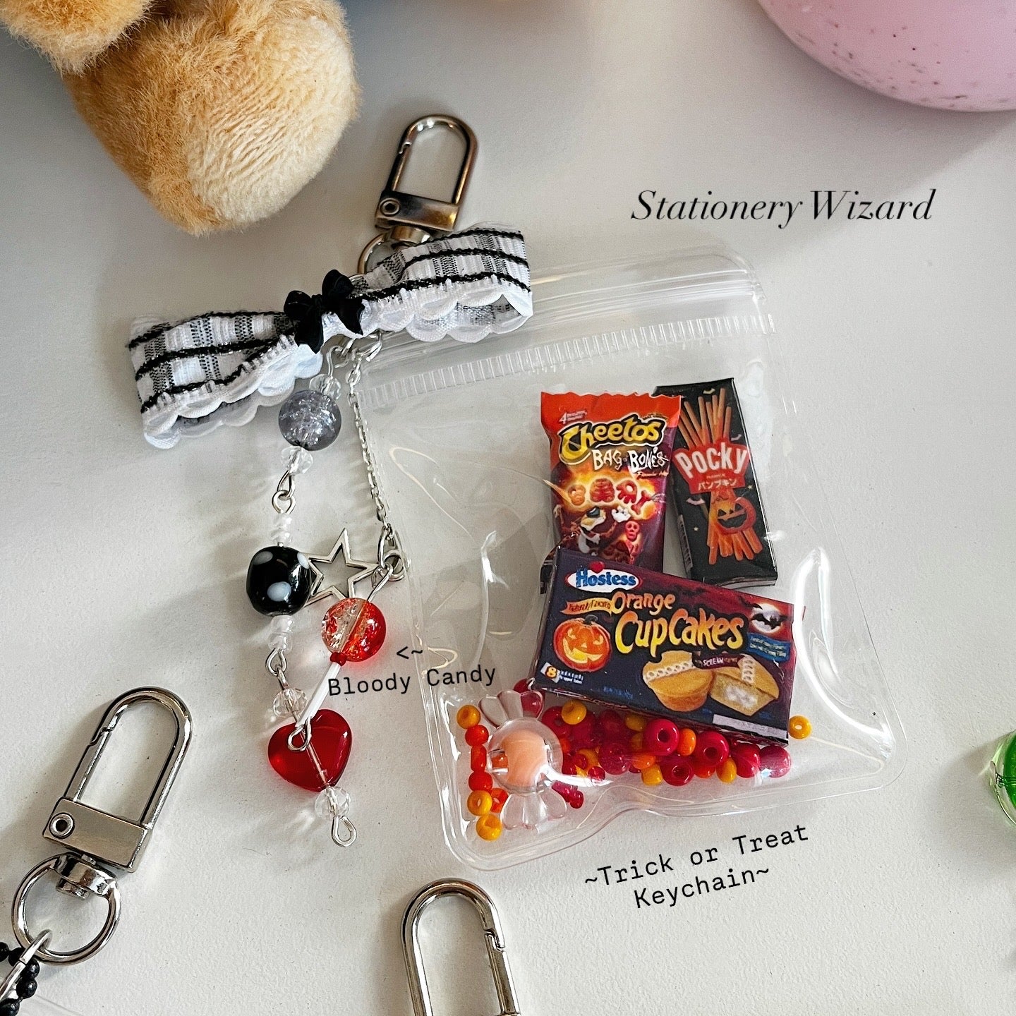 Mini Snacks Keychain 🍡