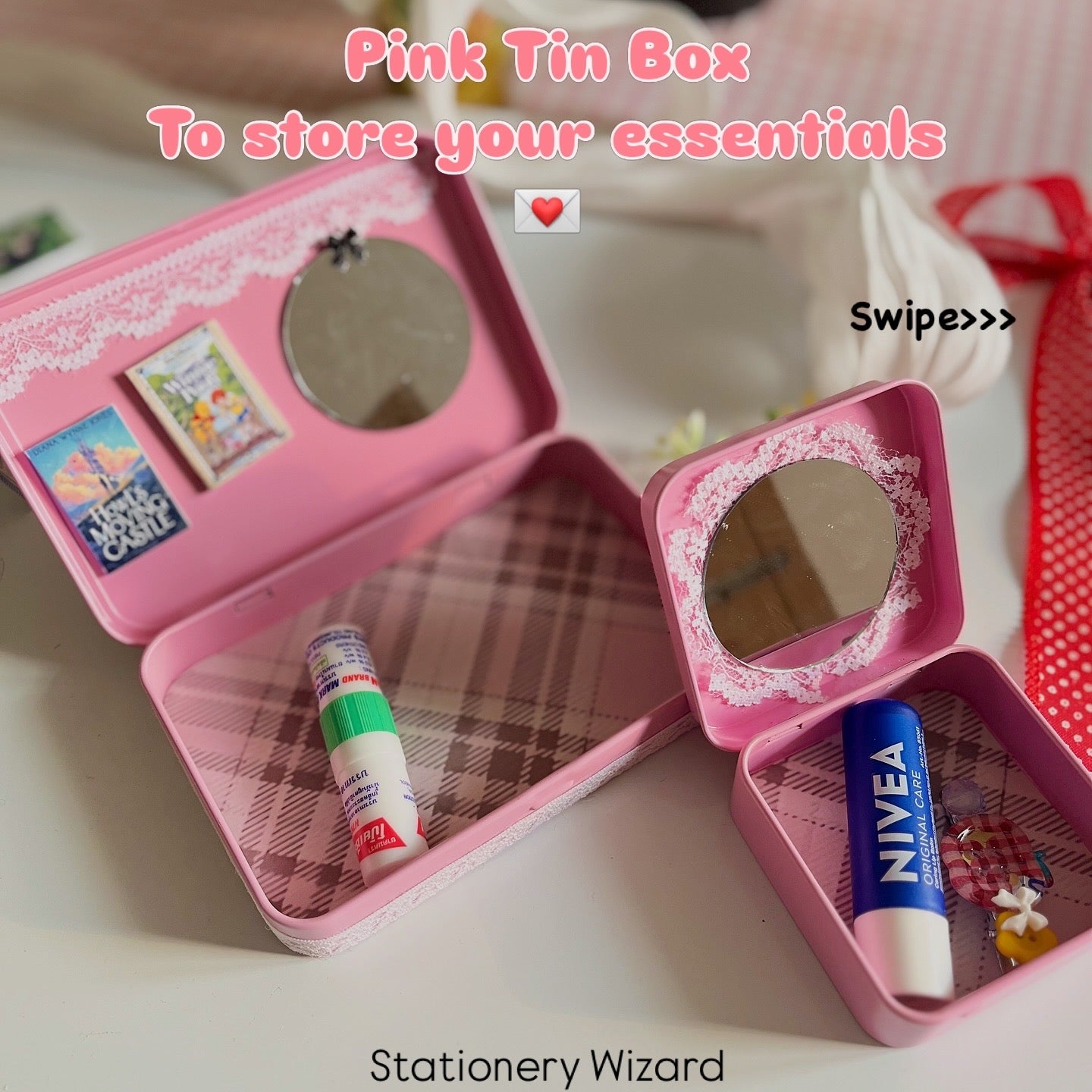 Pink Tin Box🌸💌