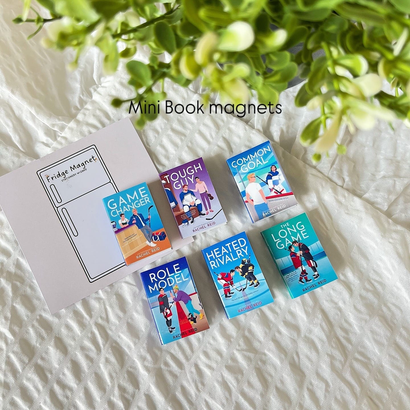 Mini book magnets