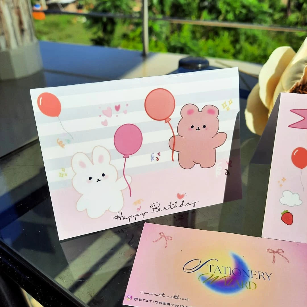 Mini greetings cards