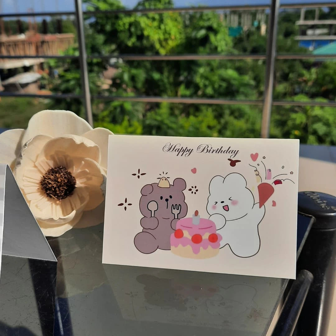 Mini greetings cards