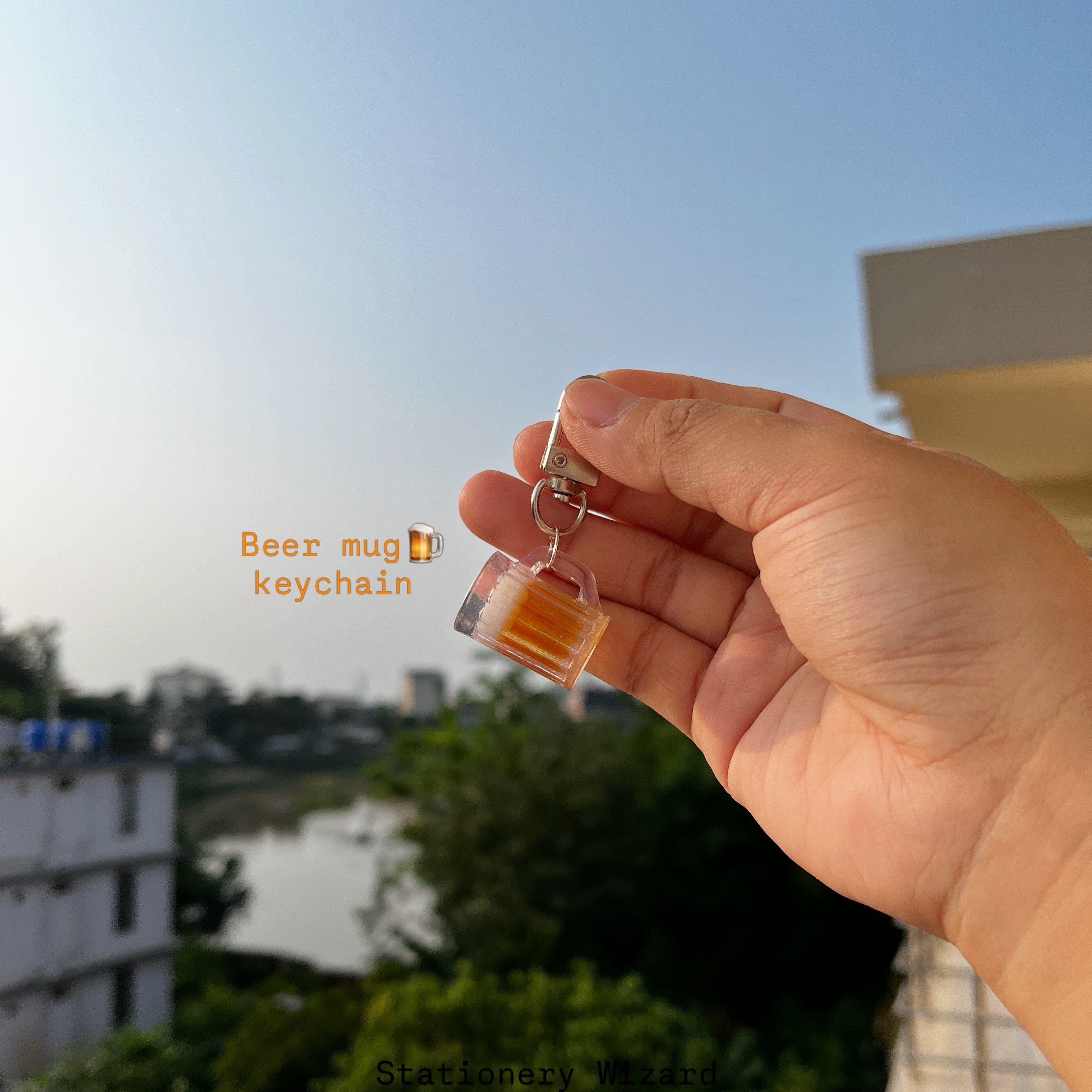 Beer 🍺 mug keychain