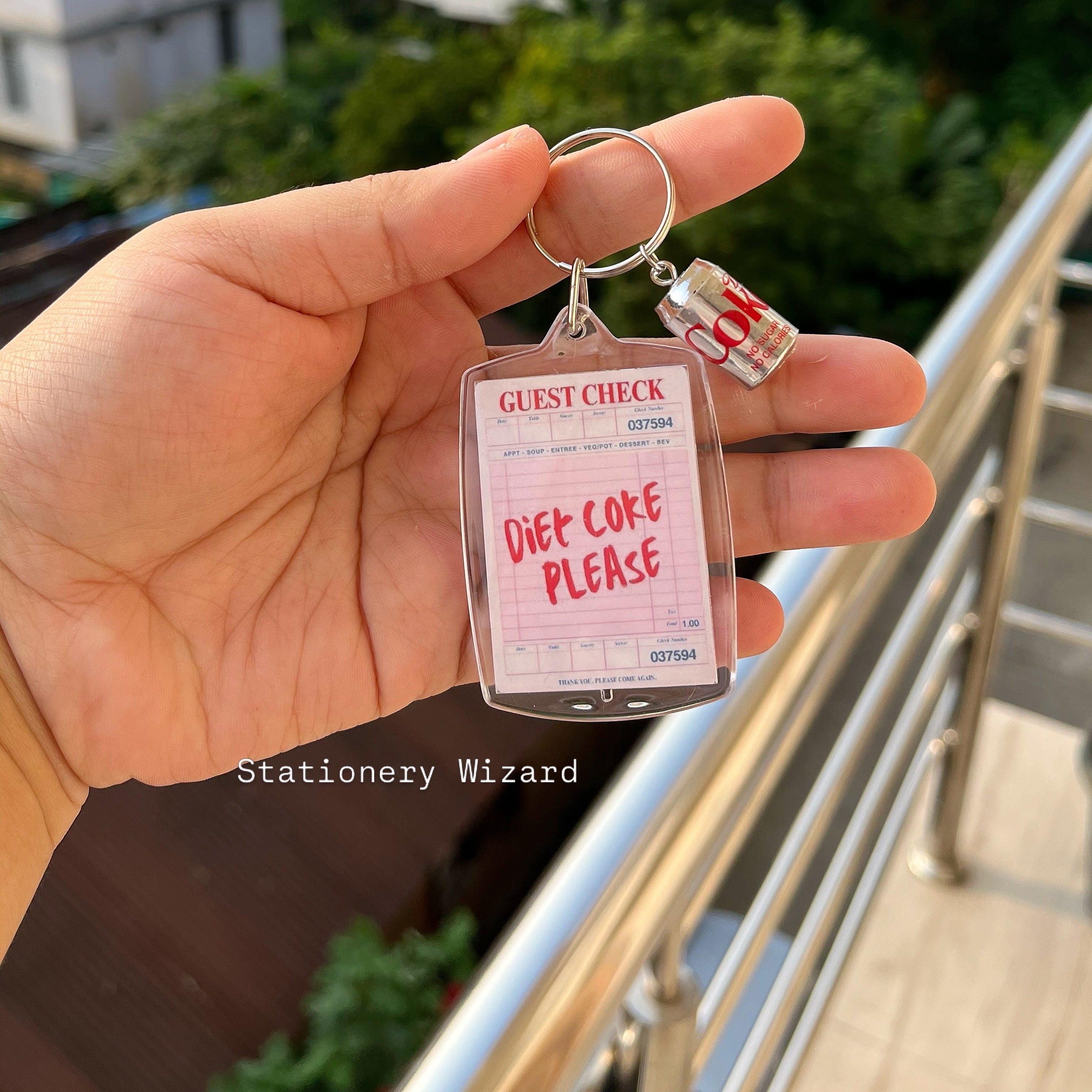 Coke keychains