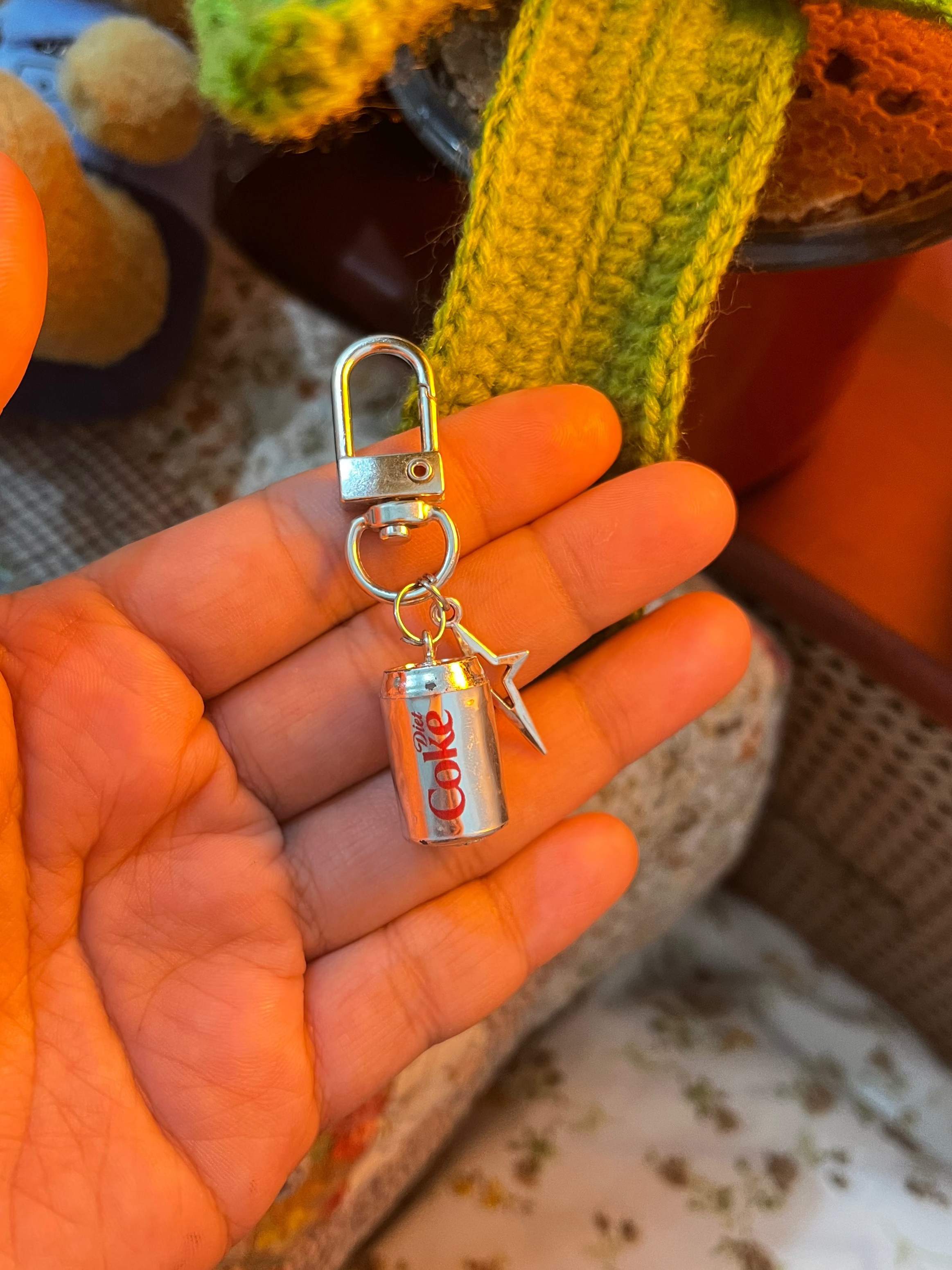 Coke keychains