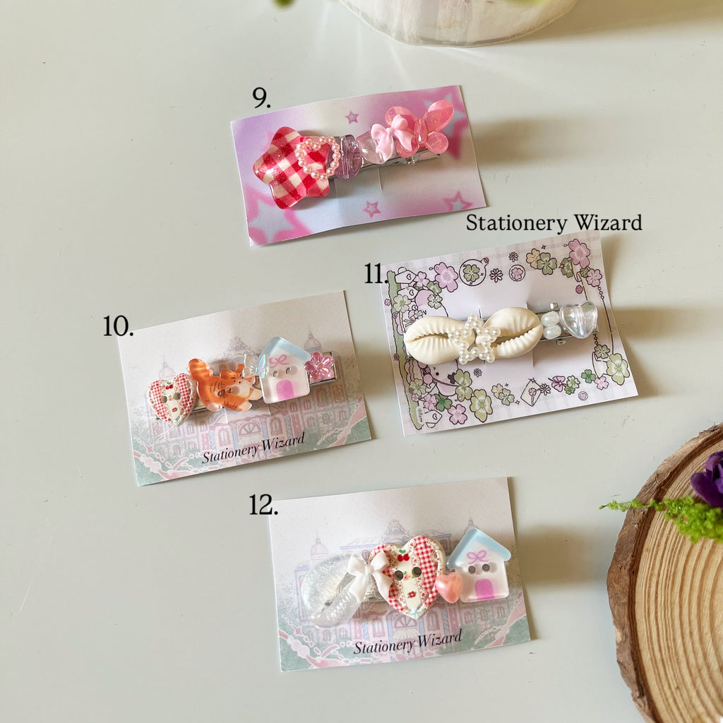 Hair clips 🔆👱🏻‍♀️🎀🍎