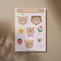 Cozy Bear Sticker Sheet