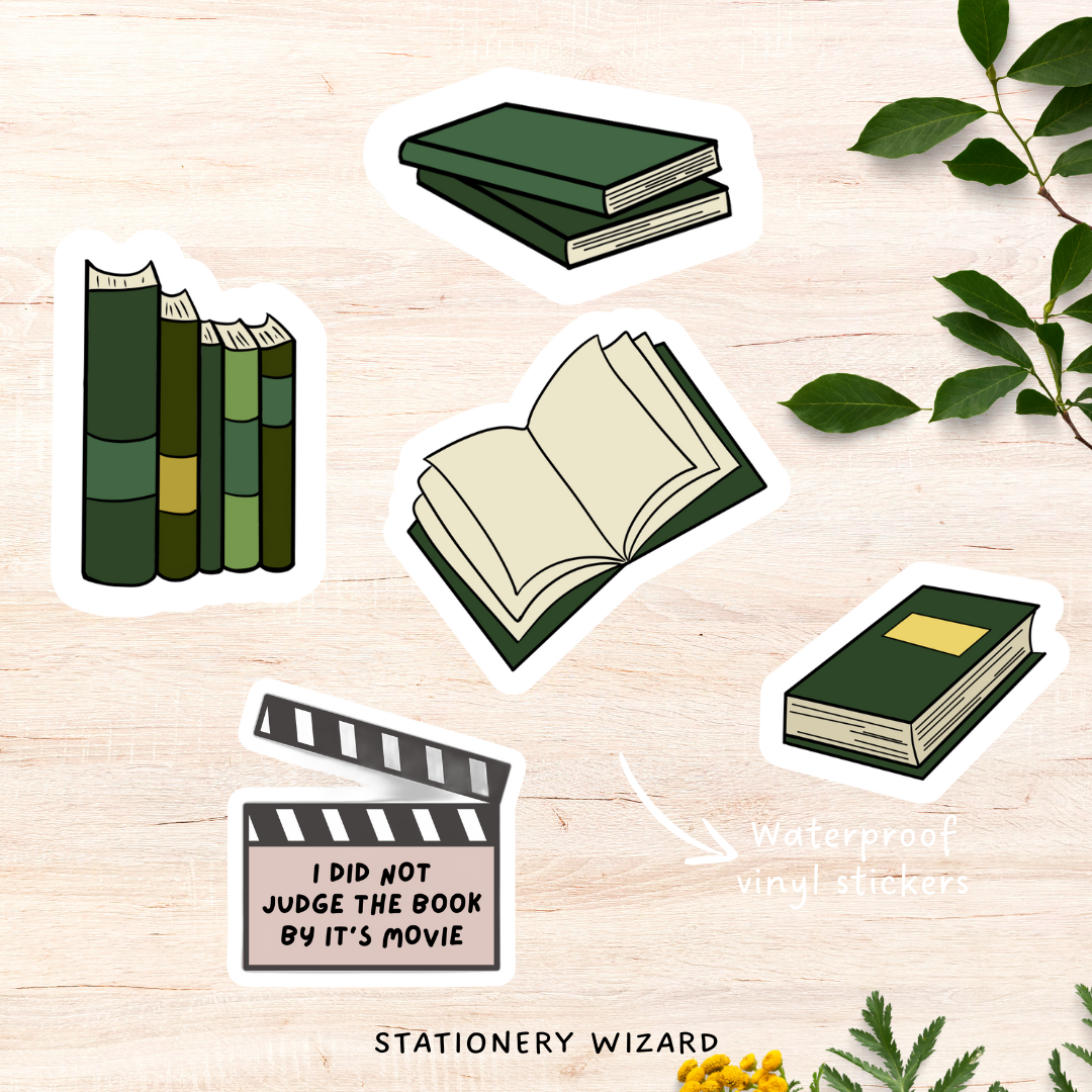 Color coded book Stickers