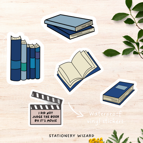 Color coded book Stickers
